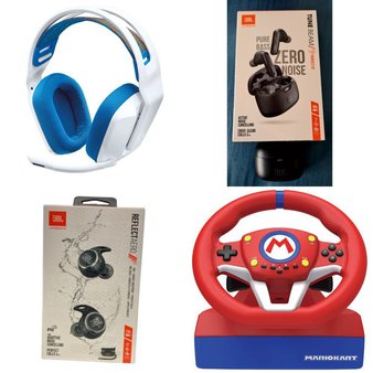 Case Pack – 22 Pcs – Microsoft, Cables & Adapters, In Ear Headphones, Nintendo – Customer Returns – Microsoft, JBL, onn., Logitech