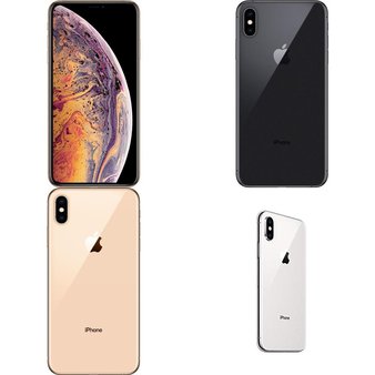 35 Pcs – Apple iPhone Xs Max – Refurbished (GRADE A – Unlocked) – Models: MT5F2LL/A, MT5C2LL/A, MT5A2LL/A, MT5D2LL/A