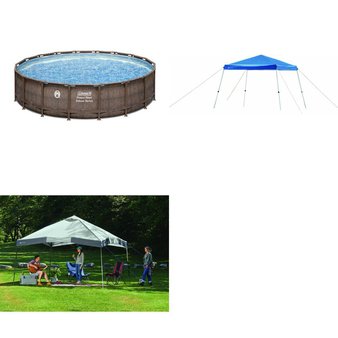 Pallet – 4 Pcs – Camping & Hiking, Pools & Water Fun – Customer Returns – Ozark Trail, Coleman