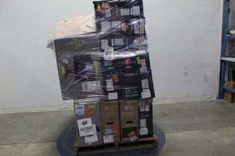 3 Pallets – 60 Pcs – Monitors – Damaged / Missing Parts / Tested NOT WORKING – MSI, onn., LG, Samsung