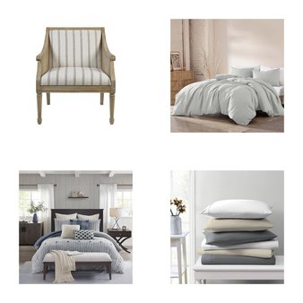 6 Pallets – 397 Pcs – Curtains & Window Coverings, Sheets, Pillowcases & Bed Skirts, Rugs & Mats, Bedding Sets – Like New or New Customer Returns – JC Penney