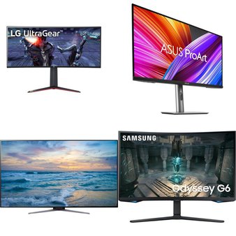 Pallet – 17 Pcs – Monitors – Damaged / Missing Parts / Tested NOT WORKING – ACER, LG, Asus, MSI