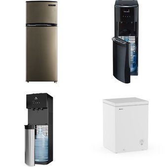 6 Pallets – 46 Pcs – Bar Refrigerators & Water Coolers, Refrigerators, Freezers, Heaters – Customer Returns – Primo, HISENSE, Galanz, Primo Water