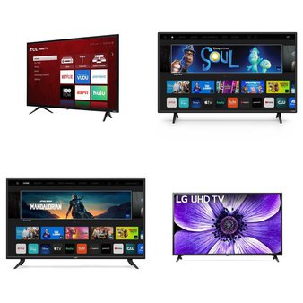 30 Pcs – LED/LCD TVs – Refurbished (GRADE C) – VIZIO, TCL, Onn, LG