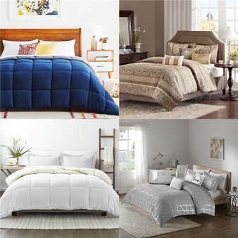 Pallet – 22 Pcs – Comforters and Duvets – Mixed Conditions – Private Label Home Goods, JLA Home, Home Essence, Casual Comfort